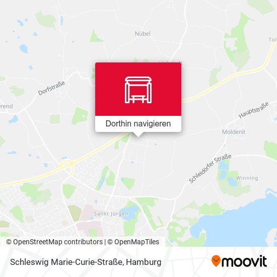 Schleswig Marie-Curie-Straße Karte