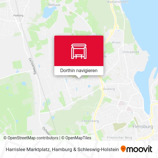 Harrislee Marktplatz Karte