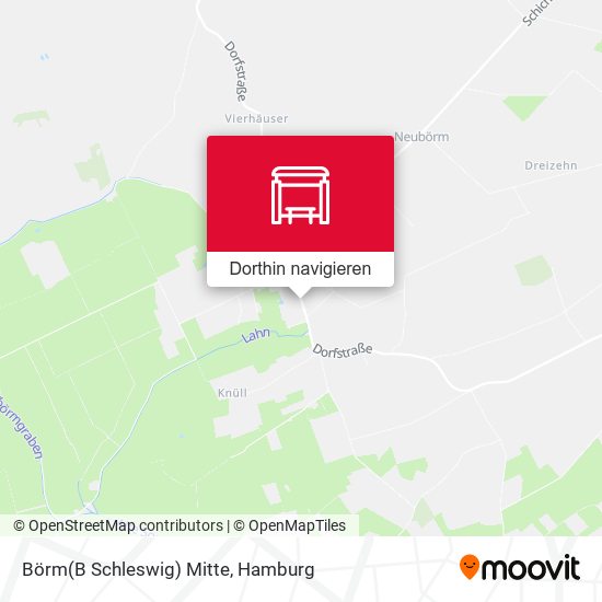 Börm(B Schleswig) Mitte Karte