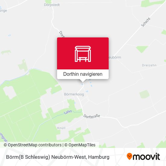 Börm(B Schleswig) Neubörm-West Karte