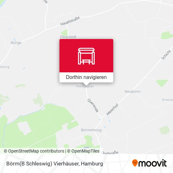 Börm(B Schleswig) Vierhäuser Karte