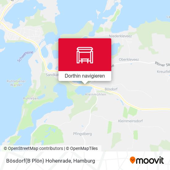 Bösdorf(B Plön) Hohenrade Karte