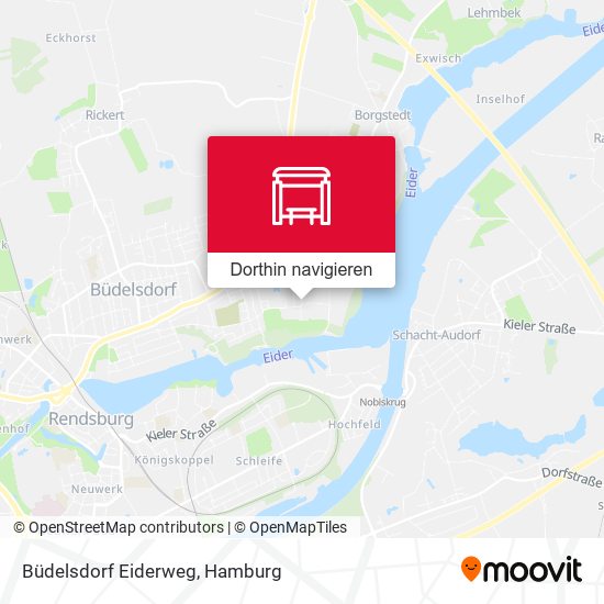 Büdelsdorf Eiderweg Karte
