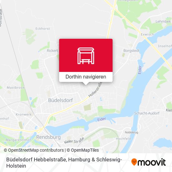 Büdelsdorf Hebbelstraße Karte