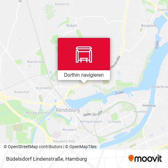 Büdelsdorf Lindenstraße Karte