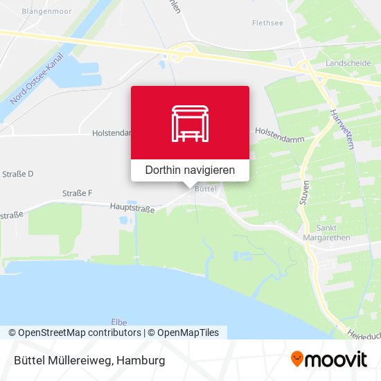 Büttel Müllereiweg Karte