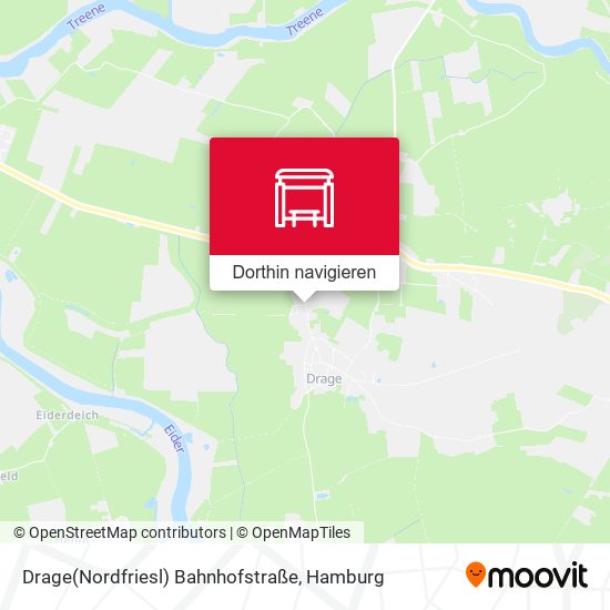 Drage(Nordfriesl) Bahnhofstraße Karte