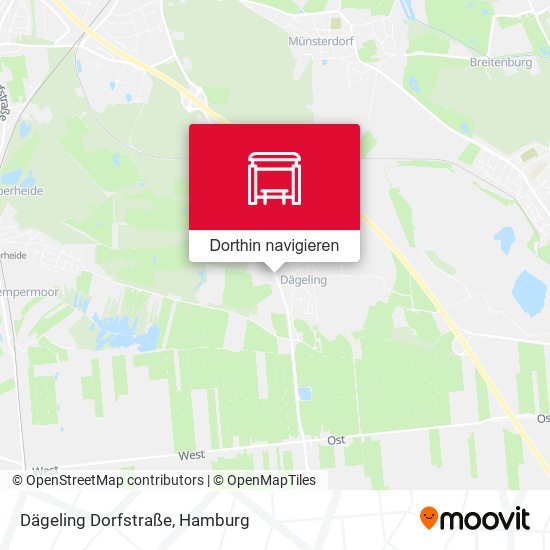 Dägeling Dorfstraße Karte