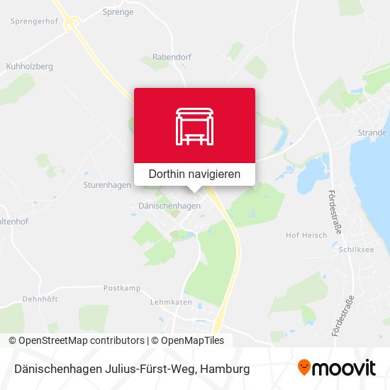 Dänischenhagen Julius-Fürst-Weg Karte