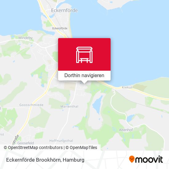 Eckernförde Brookhörn Karte
