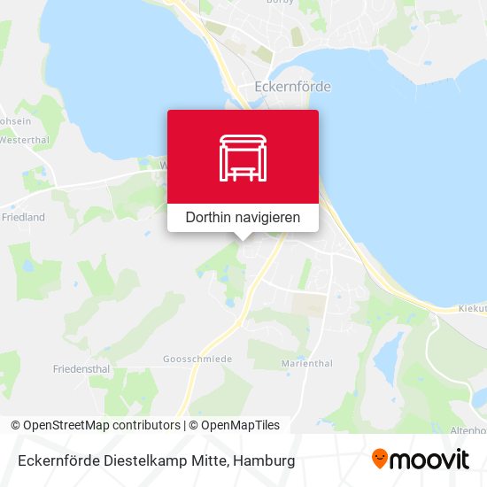 Eckernförde Diestelkamp Mitte Karte