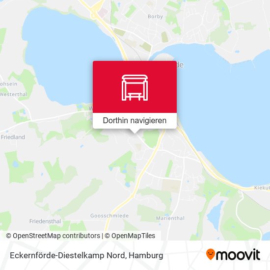 Eckernförde-Diestelkamp Nord Karte