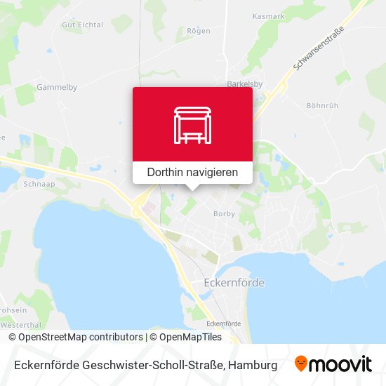 Eckernförde Geschwister-Scholl-Straße Karte