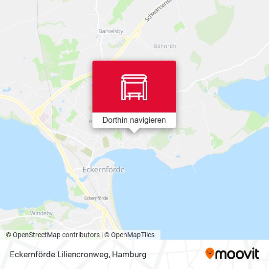 Eckernförde Liliencronweg Karte