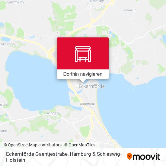 Eckernförde Gaehtjestraße Karte