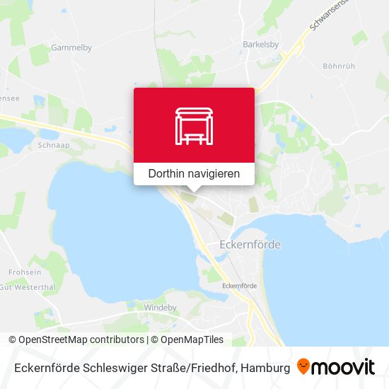 Eckernförde Schleswiger Straße / Friedhof Karte