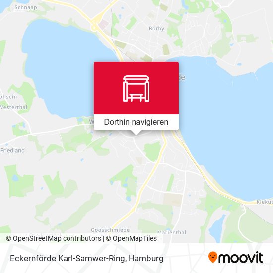 Eckernförde Karl-Samwer-Ring Karte