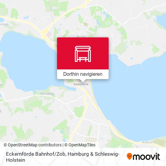 Eckernförde Bahnhof/Zob Karte