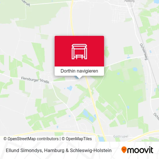 Ellund Simondys Karte