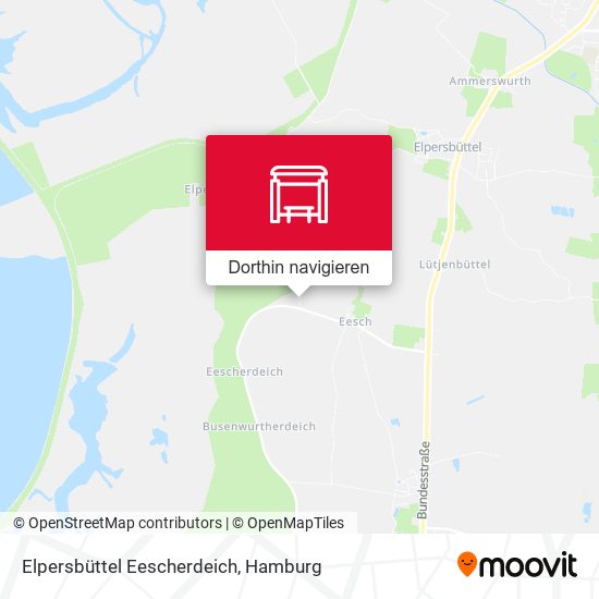 Elpersbüttel Eescherdeich Karte
