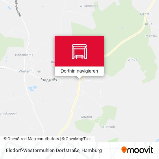 Elsdorf-Westermühlen Dorfstraße Karte