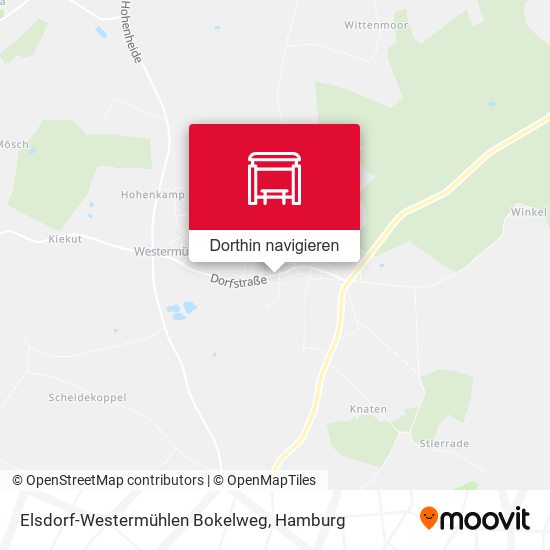 Elsdorf-Westermühlen Bokelweg Karte