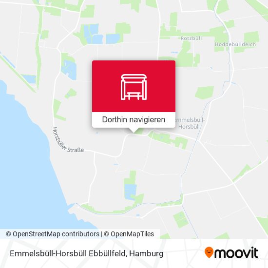 Emmelsbüll-Horsbüll Ebbüllfeld Karte