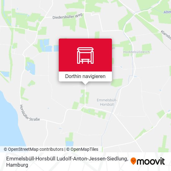 Emmelsbüll-Horsbüll Ludolf-Anton-Jessen-Siedlung Karte