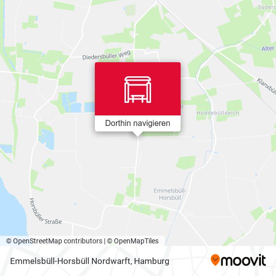 Emmelsbüll-Horsbüll Nordwarft Karte