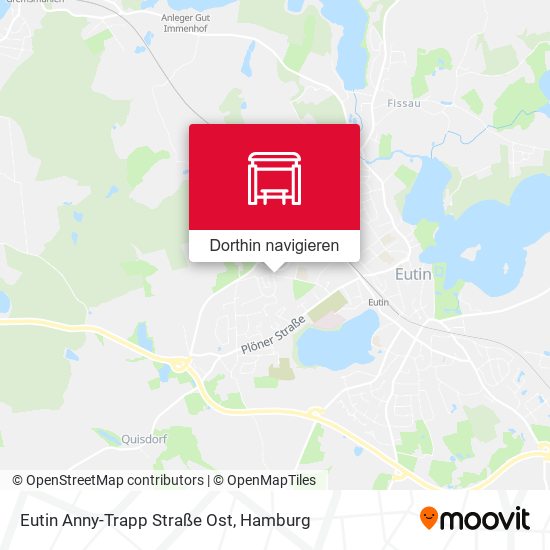 Eutin Anny-Trapp Straße Ost Karte