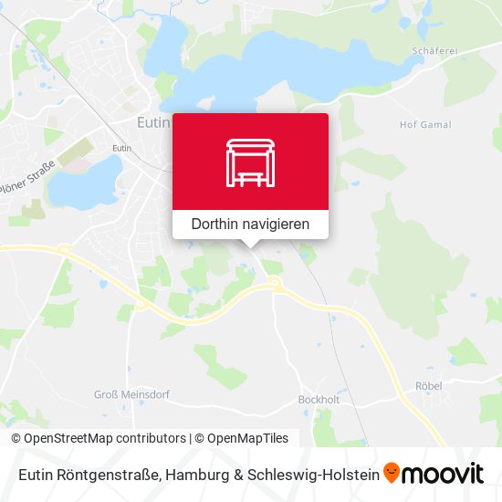 Eutin Röntgenstraße Karte