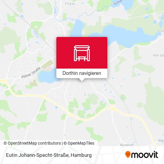 Eutin Johann-Specht-Straße Karte