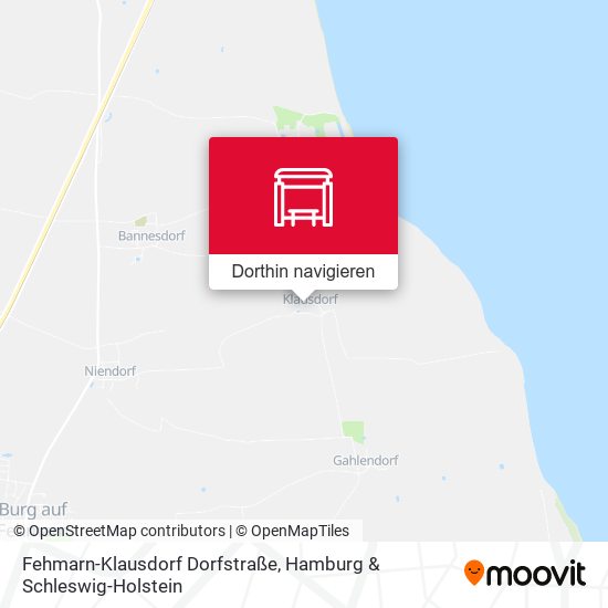 Fehmarn-Klausdorf Dorfstraße Karte