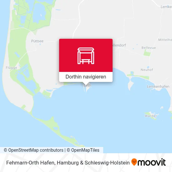 Fehmarn-Orth Hafen Karte
