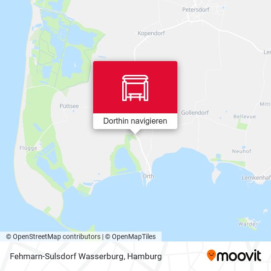 Fehmarn-Sulsdorf Wasserburg Karte
