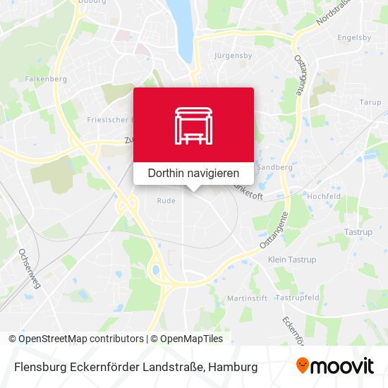 Flensburg Eckernförder Landstraße Karte