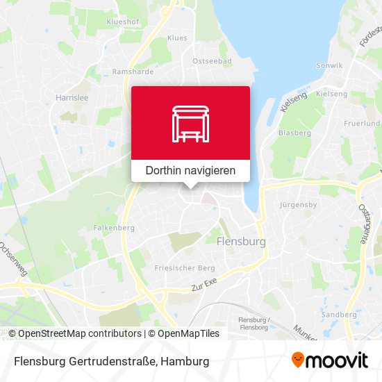 Flensburg Gertrudenstraße Karte
