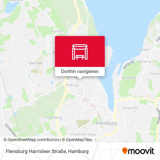 Flensburg Harrisleer Straße Karte