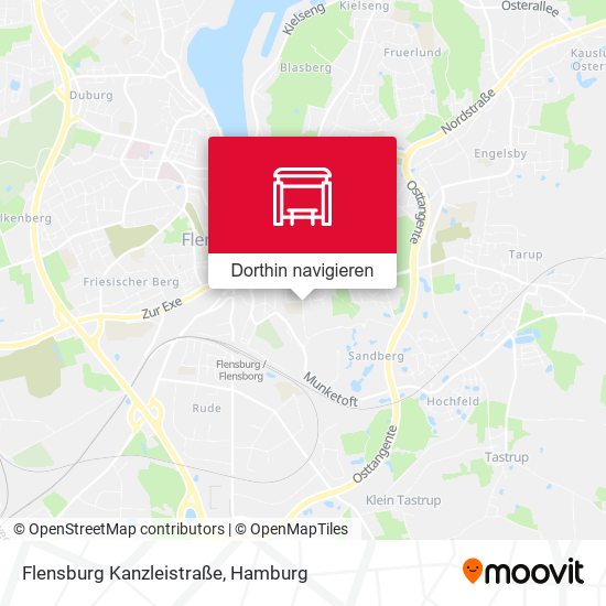 Flensburg Kanzleistraße Karte
