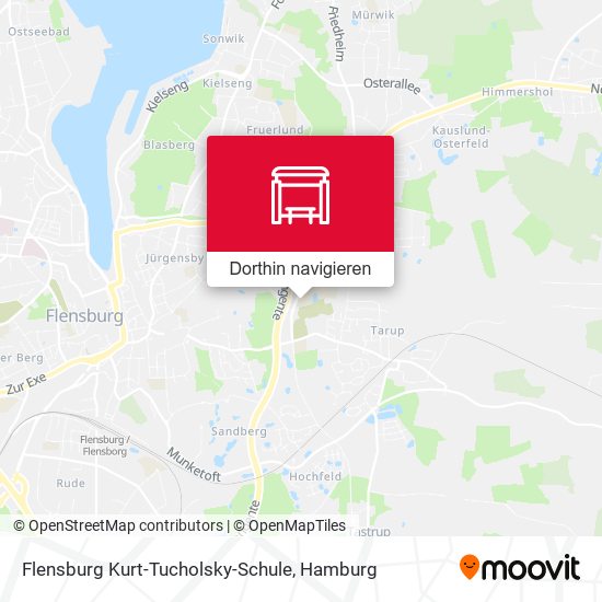 Flensburg Kurt-Tucholsky-Schule Karte