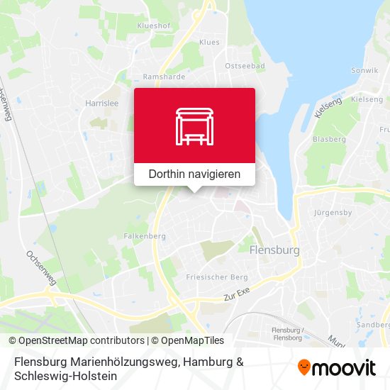 Flensburg Marienhölzungsweg Karte