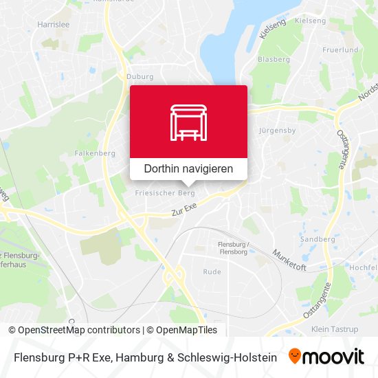 Flensburg P+R Exe Karte