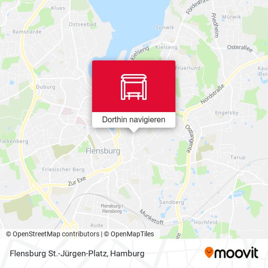 Flensburg St.-Jürgen-Platz Karte