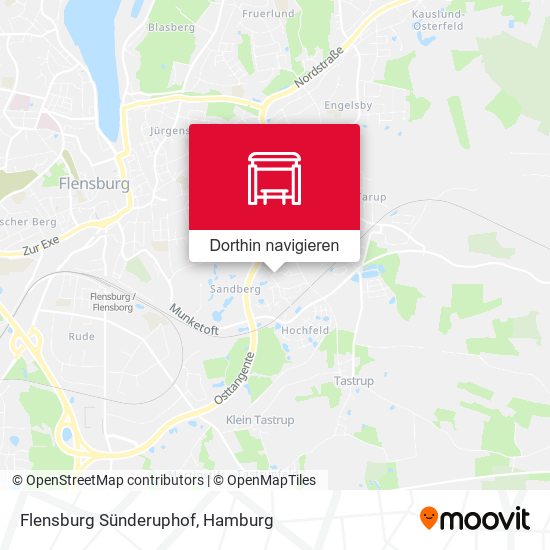 Flensburg Sünderuphof Karte