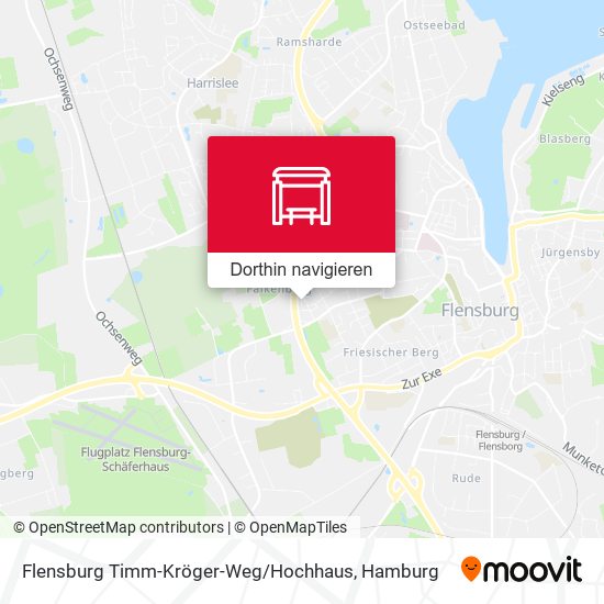 Flensburg Timm-Kröger-Weg / Hochhaus Karte