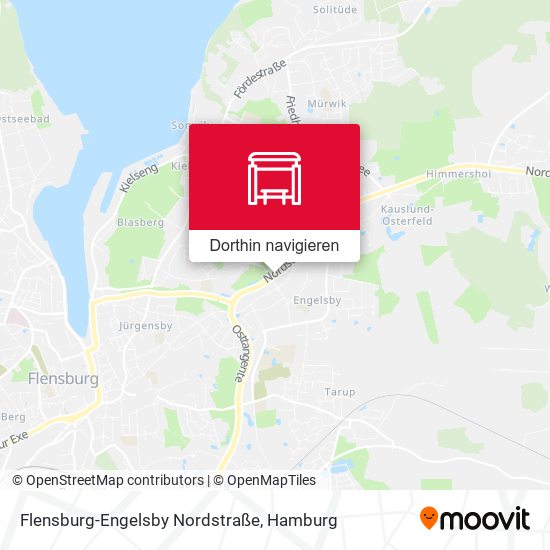 Flensburg-Engelsby Nordstraße Karte