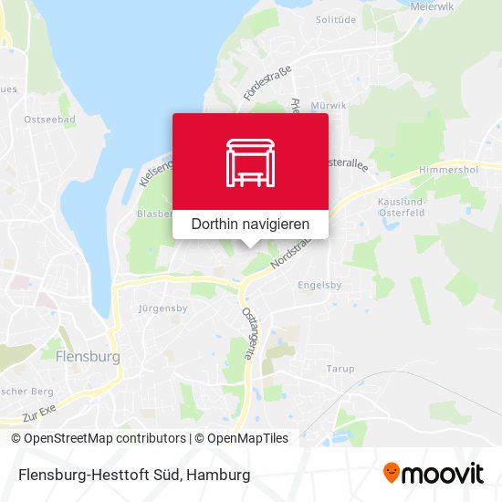 Flensburg-Hesttoft Süd Karte