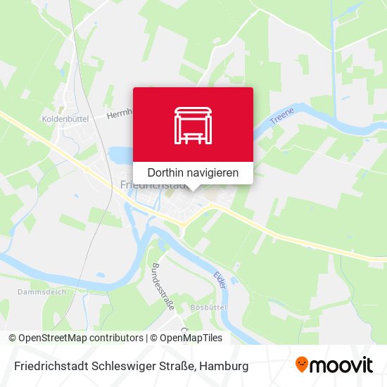 Friedrichstadt Schleswiger Straße Karte
