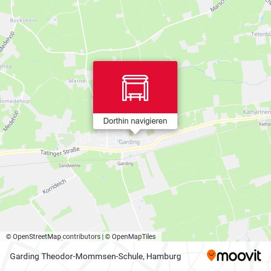 Garding Theodor-Mommsen-Schule Karte