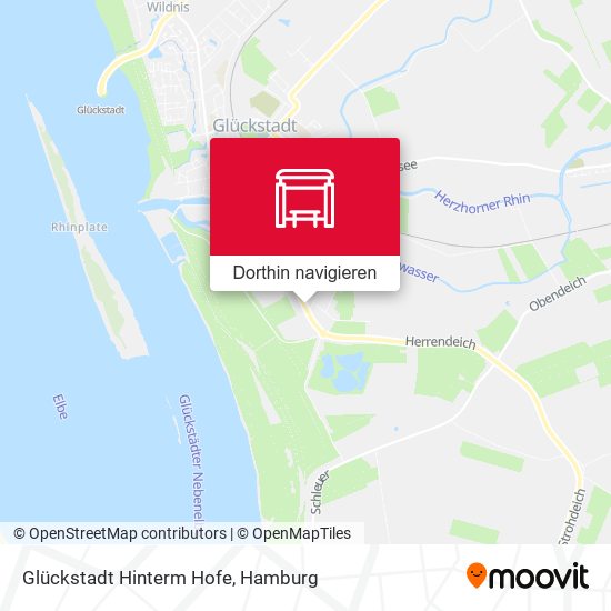 Glückstadt Hinterm Hofe Karte